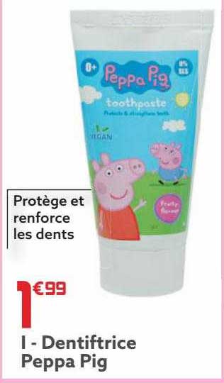 dentifrice peppa pig