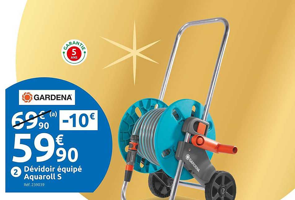 Dévidoir équipé Aquaroll S Gardena