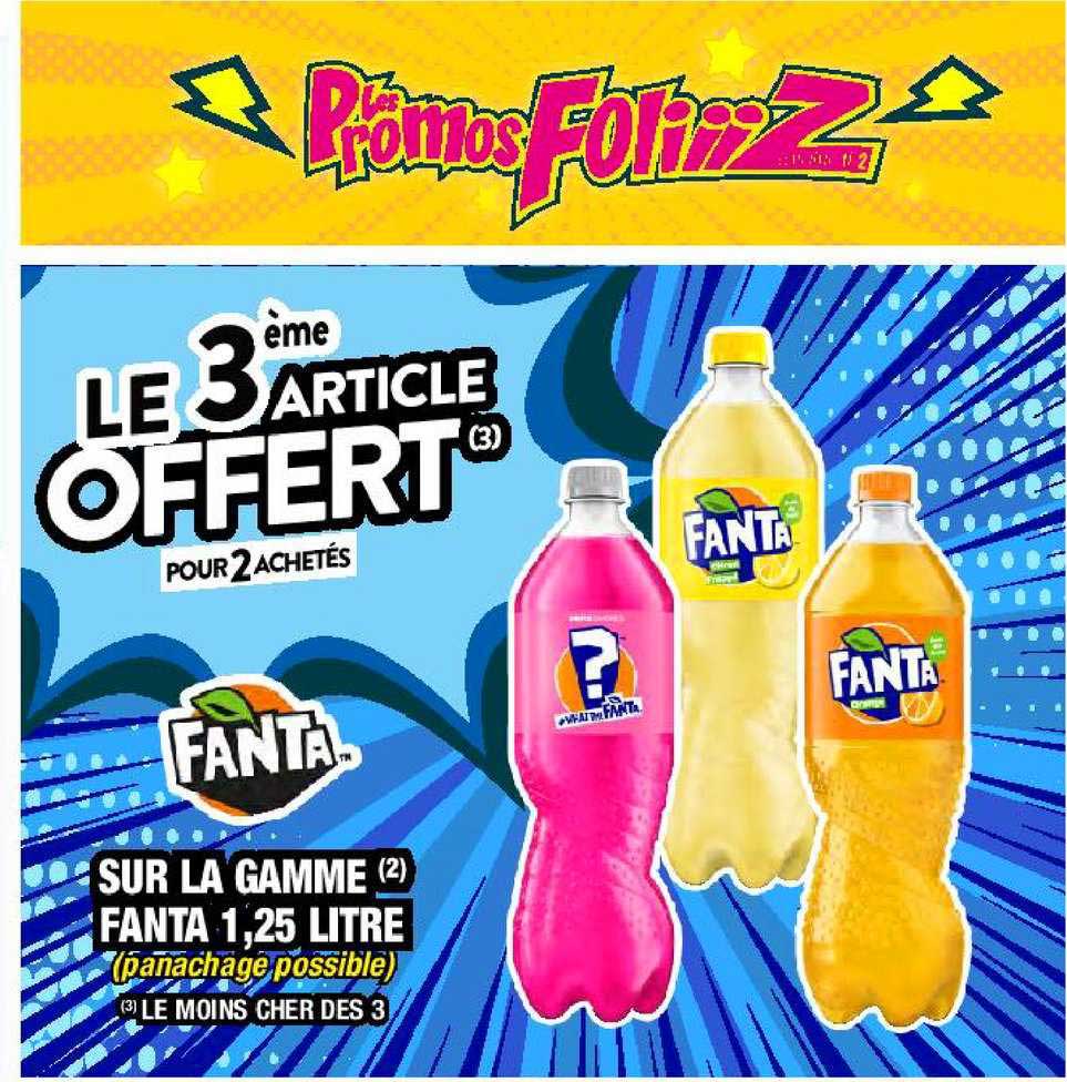 la gamme fanta 1,25 litre