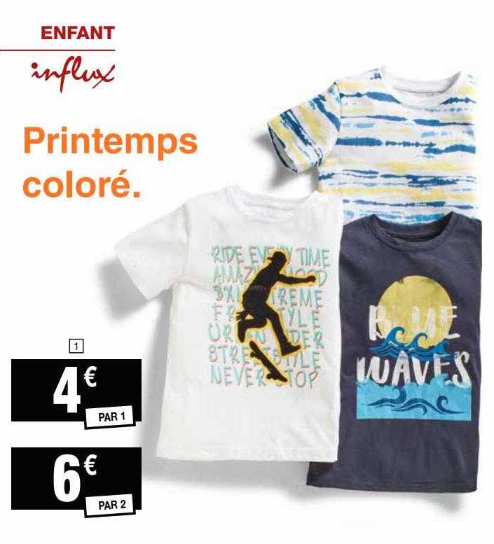 le tee-shirt enfant influx