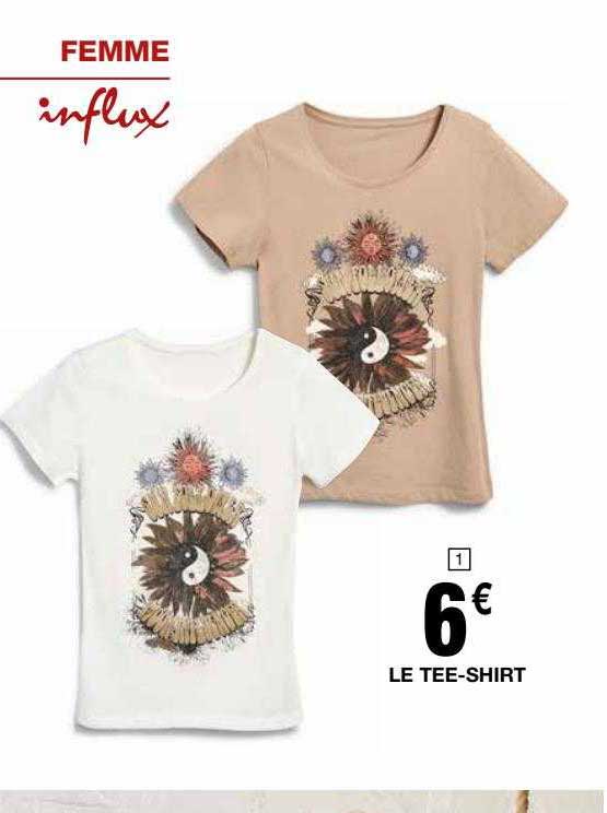 le tee-shirt femme influx