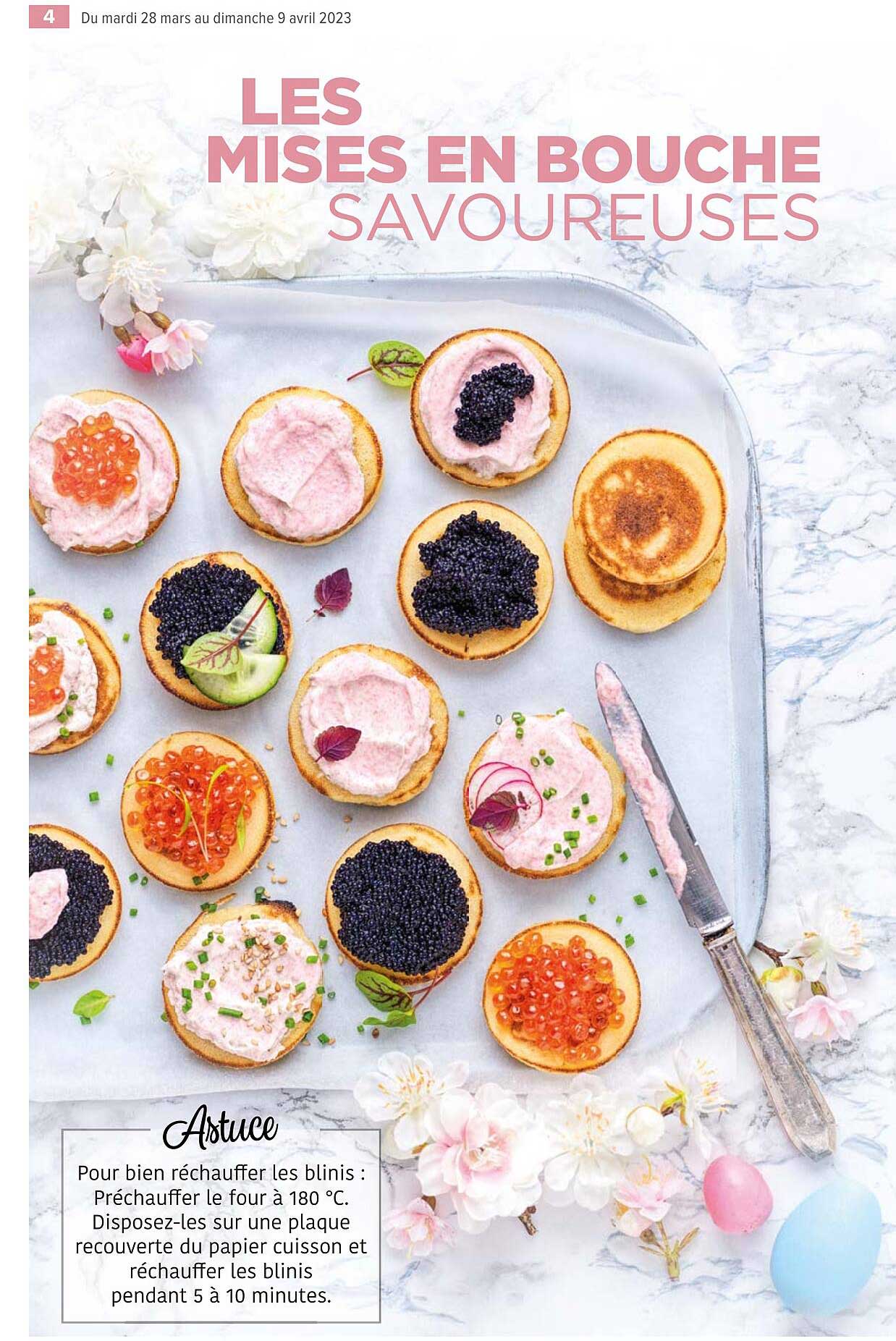 les mises en bouche savoureuses