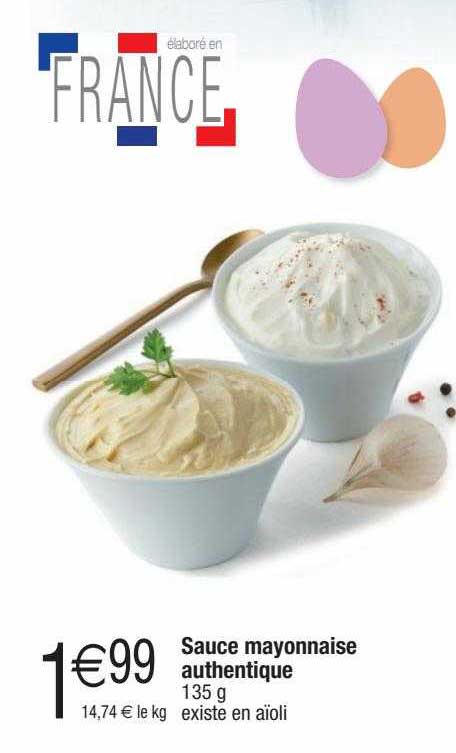 Sauce Mayonnaise Authentique