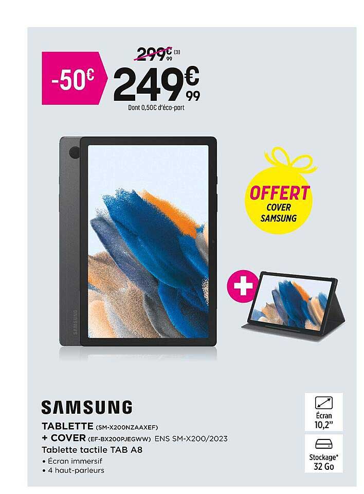 tablette + cover samsung