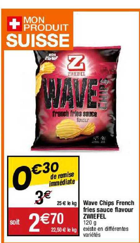 wave chips french fries sauce flavour zwiefel