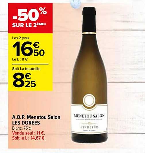 a.o.p. menetou salon les dorées