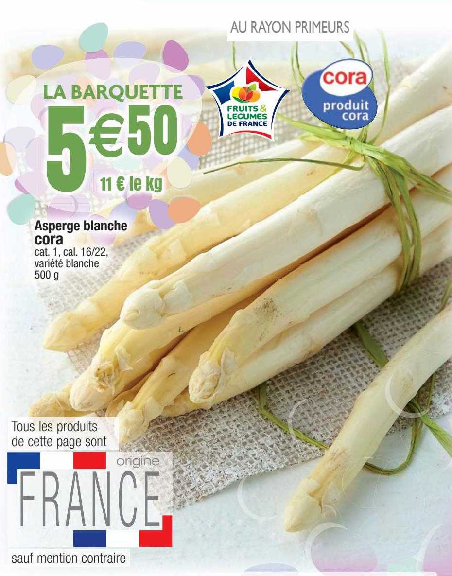 asperge blanche cora
