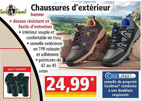 chaussures d'extérieur homme uncle sam