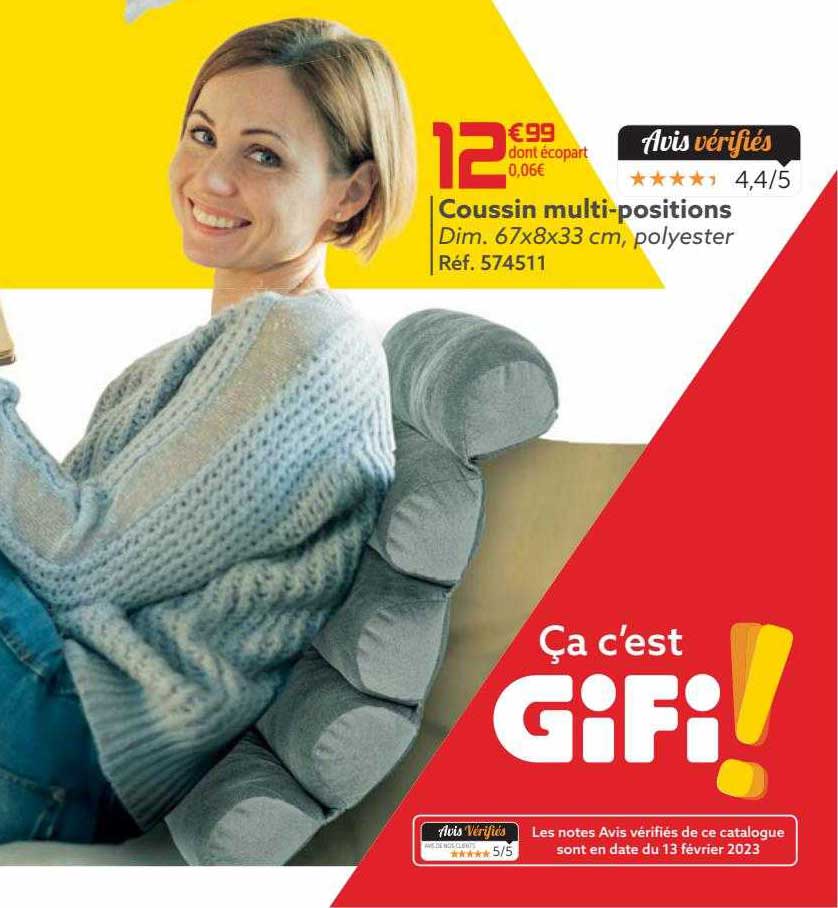 coussin multi-positions