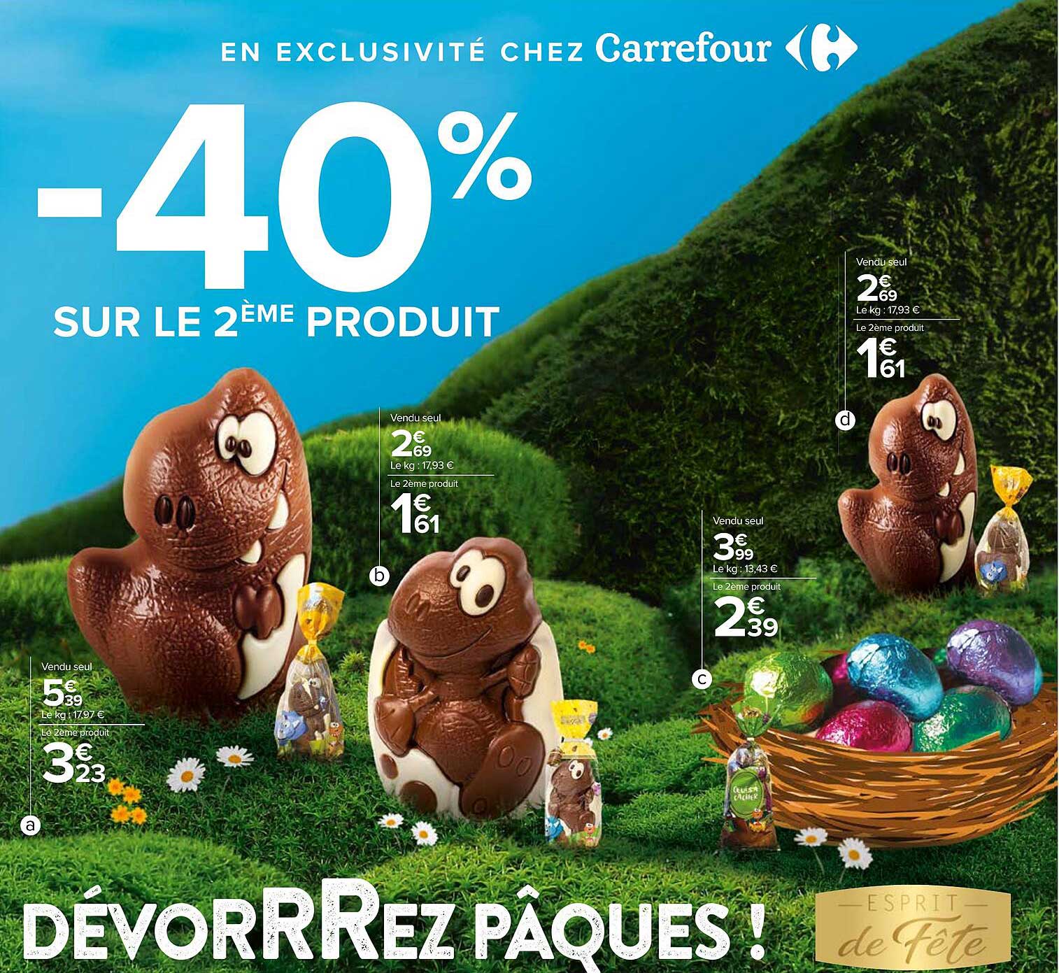 esprit de fête chez carrefour