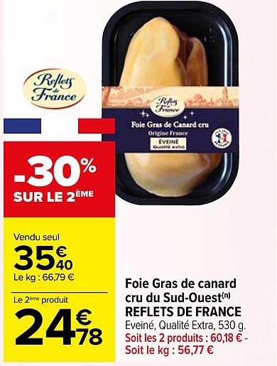 foie gras de canard cru du sud-ouest reflets de france