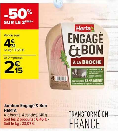 Jambon Engagé & Bon Herta