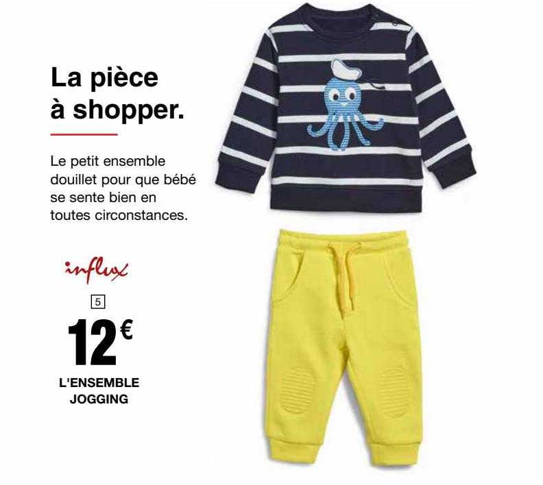 l'ensemble jogging influx