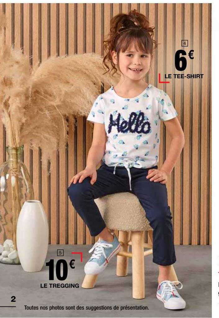 le tee-shirt, le tregging