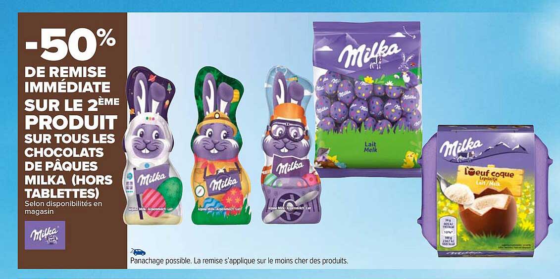 Les Chocolats De Pâques Milka