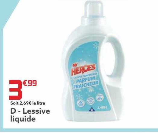 lessive liquide my heroes