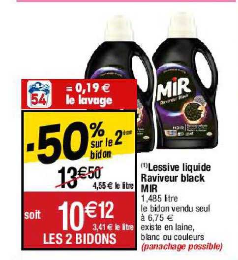 lessive liquide raviveur black mir