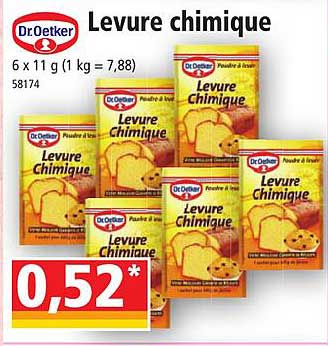 levure chimique dr oetker