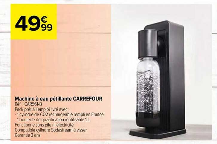 Machine à Eau Pétillante Carrefour