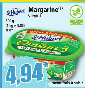 margarine oméga 3 st hubert