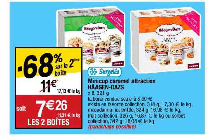 minicup caramel attraction häagen-dazs