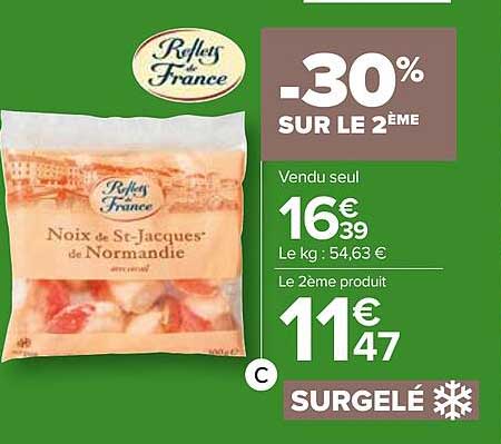 noix de st-jacques de normandie reflets de france