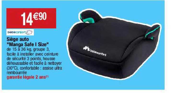 siège auto "manga safe i size" bébé confort