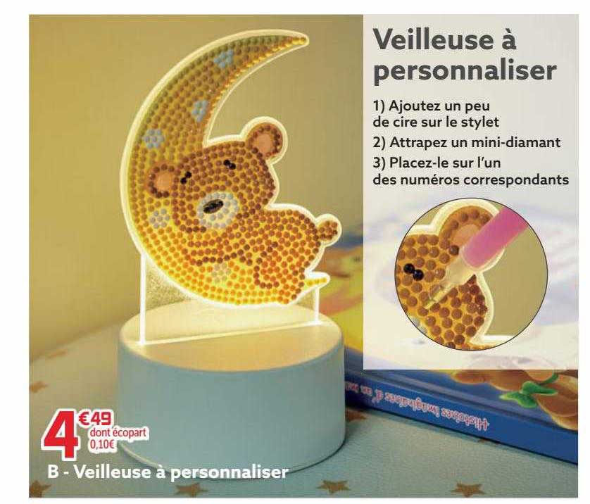 veilleuse à personnaliser