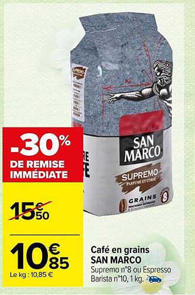 café en grains san marco