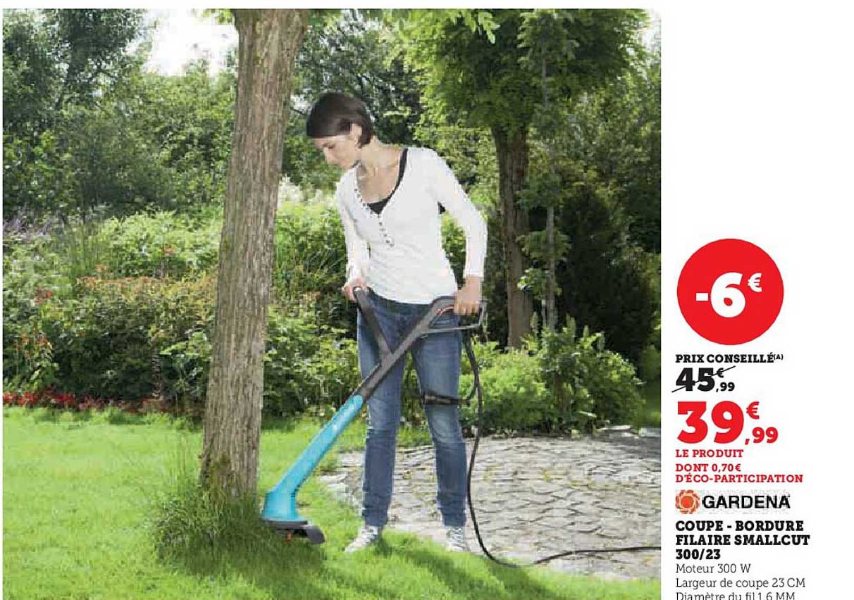 coupe-bordure filaire smallcut 300/23 gardena