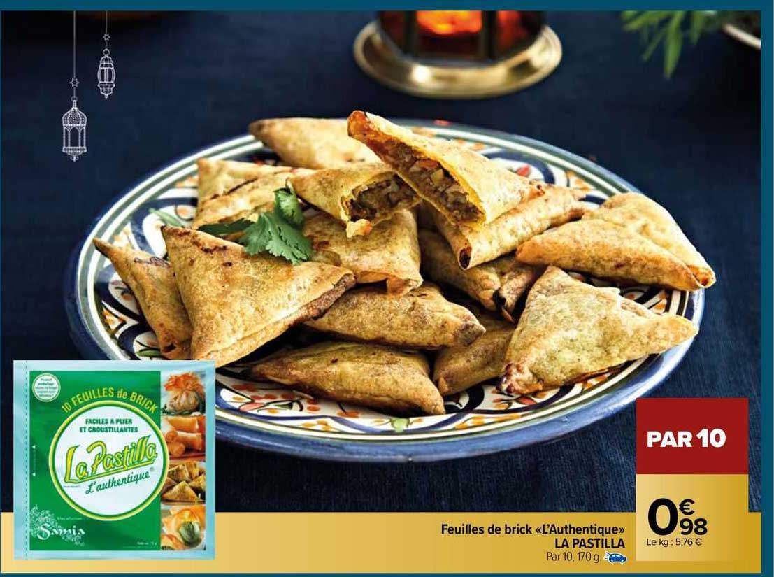 feuilles de brick «l'authentique» la pastilla