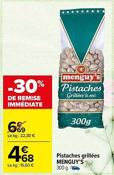 Pistaches Grillées Menguy's