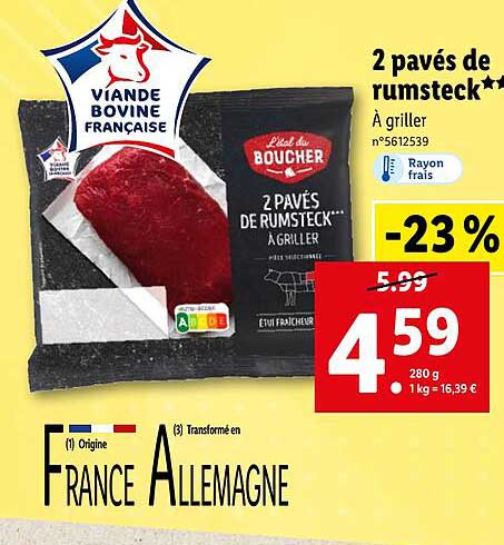 2 Pavés De Rumsteck