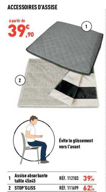 accessoires d'assise