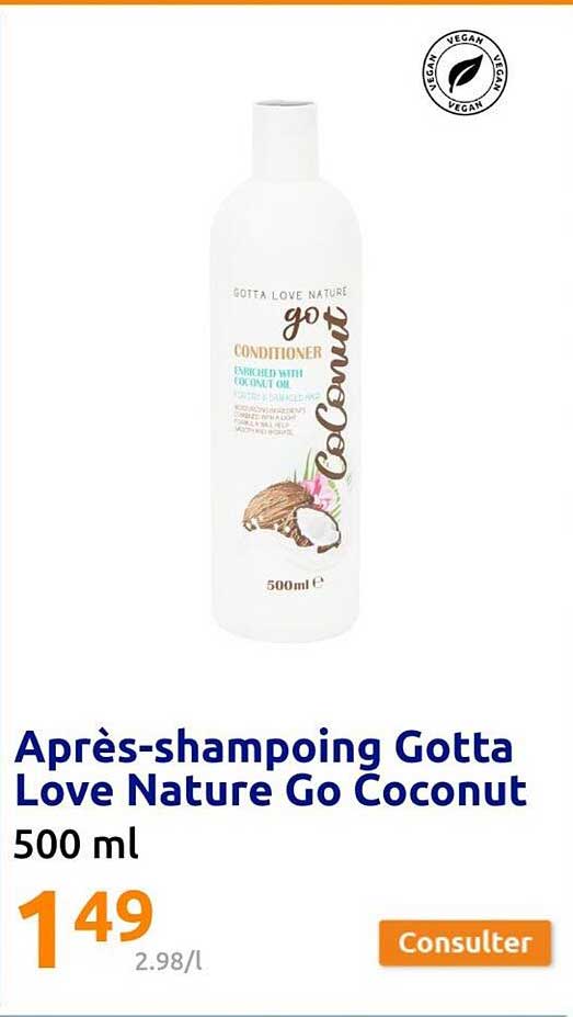 après-shampoing gotta love nature go coconut