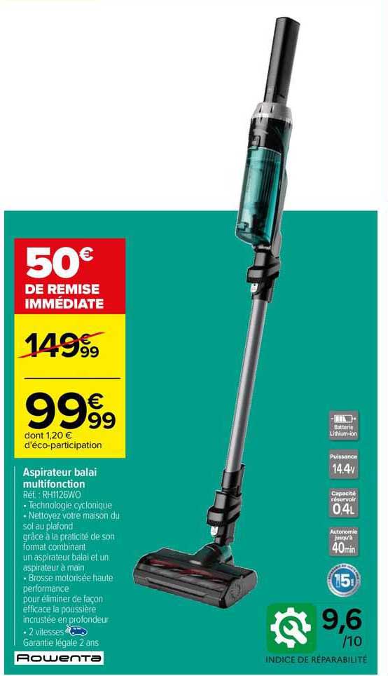 Aspirateur Balai Multifonction Rowenta