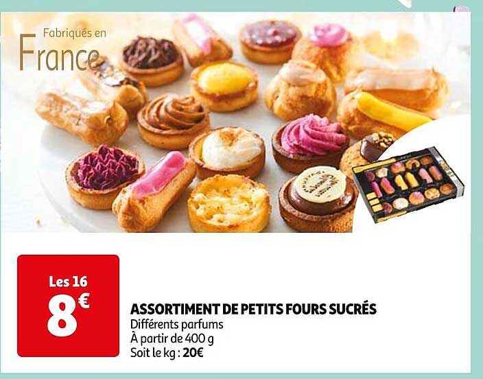 Assortiment De Petits Fours Sucrés
