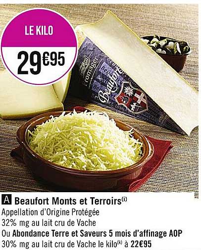 beaufort monts et terroirs