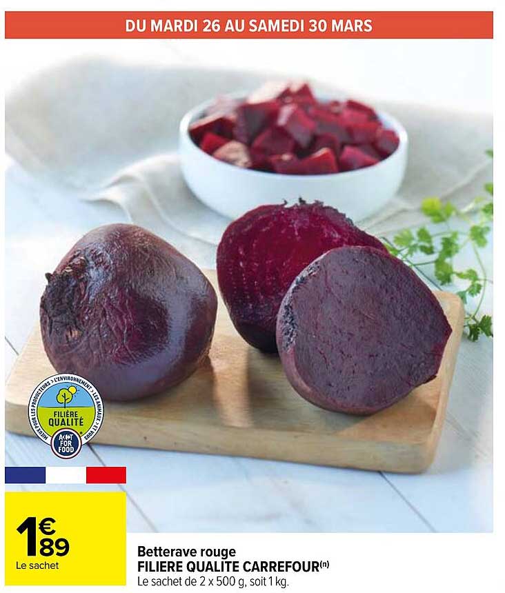 Betterave Rouge Filière Qualité Carrefour