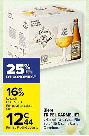 Bière Tripel Karmeliet