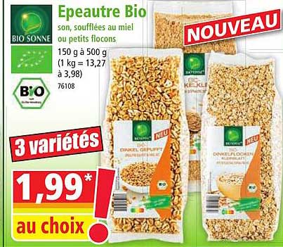 bio sonne épeautre bio