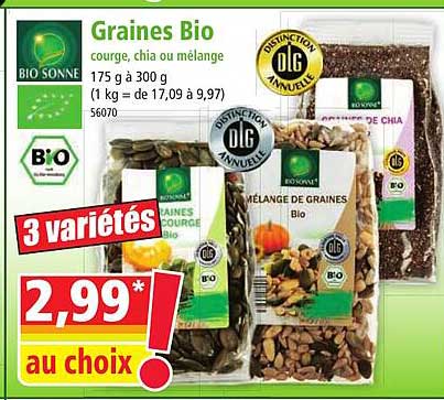 bio sonne graines bio