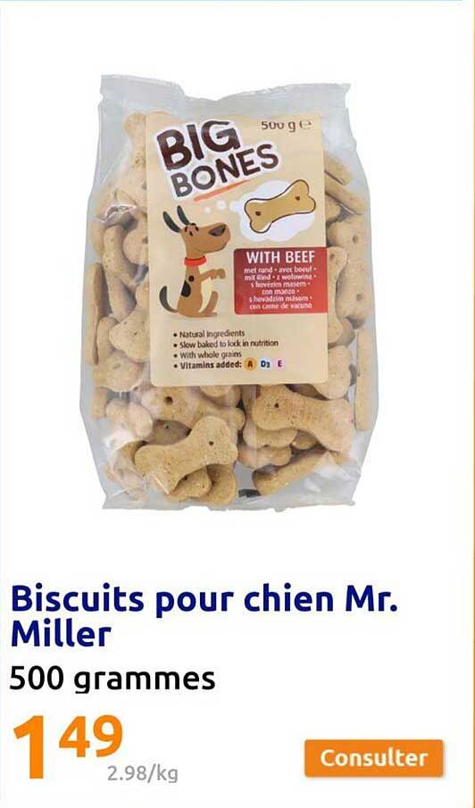 biscuits pour chien mr. miller