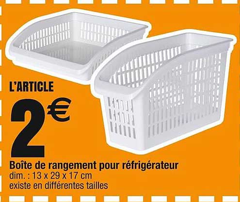 Boîte De Rangement Pour Réfrigérateur