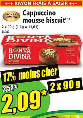 Bontà Divina Cappuccino Mousse Biscuit