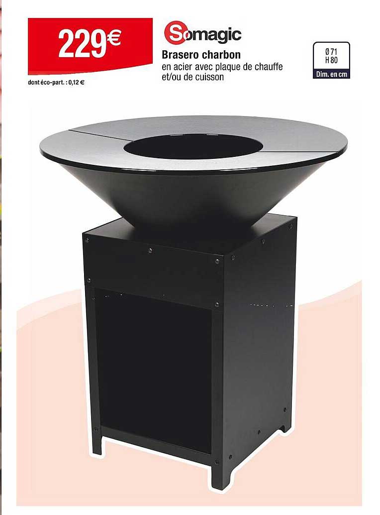 Brasero Charbon Somagic