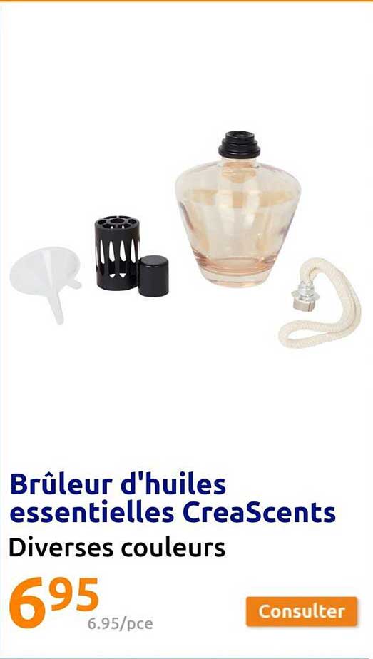 brûleur d'huiles essentielles creaScents