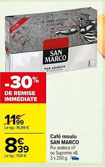 café moulu san marco