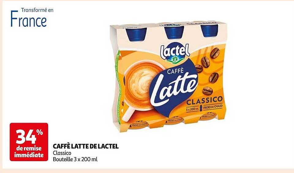 caffè latte de lactel