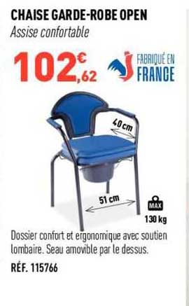 chaise garde-robe open